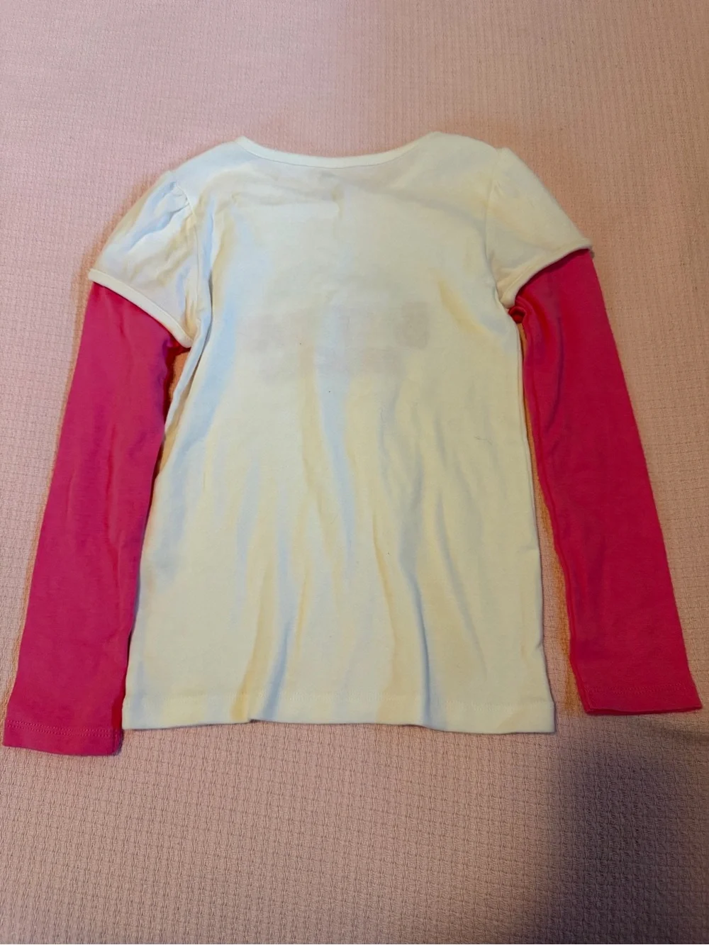 Gymboree White & Pink 'Birthday Princess' Layered-Look Long Sleeve Tee